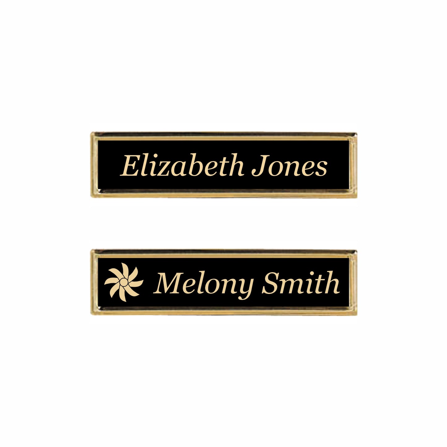 Metal Gold Name badge