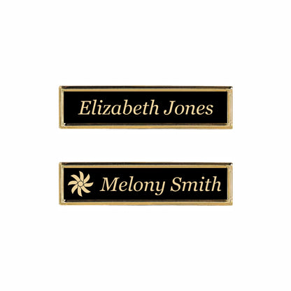 Metal Gold Name badge