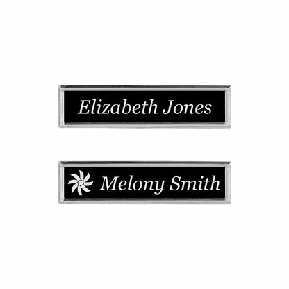 Metal Silver Name badge