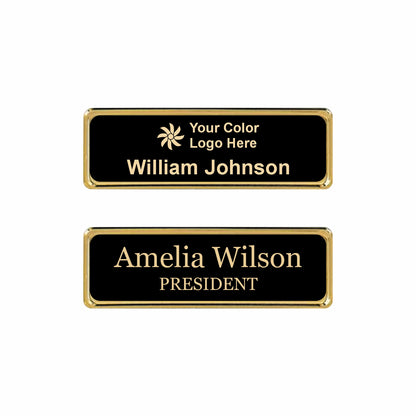 Metal Gold Name badge