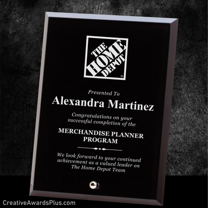 Black Glass Award 10" / Black