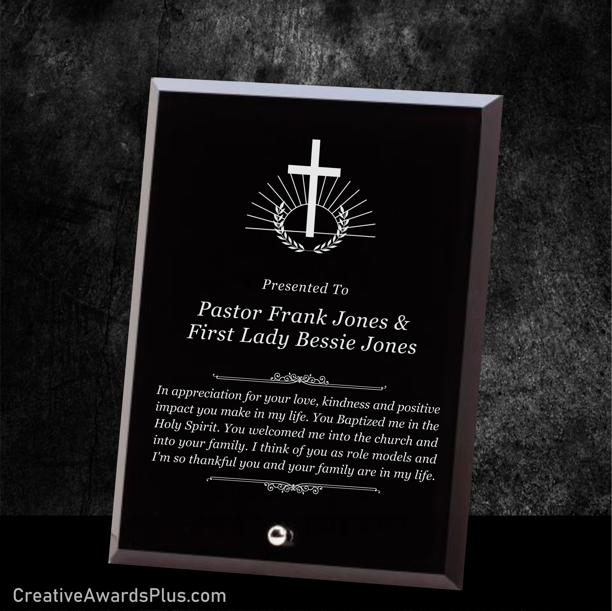 Black Glass Award 9" / Black
