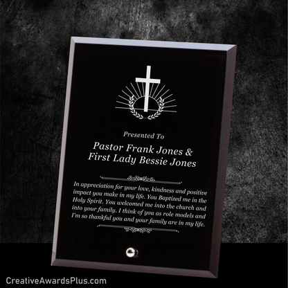 Black Glass Award 9" / Black