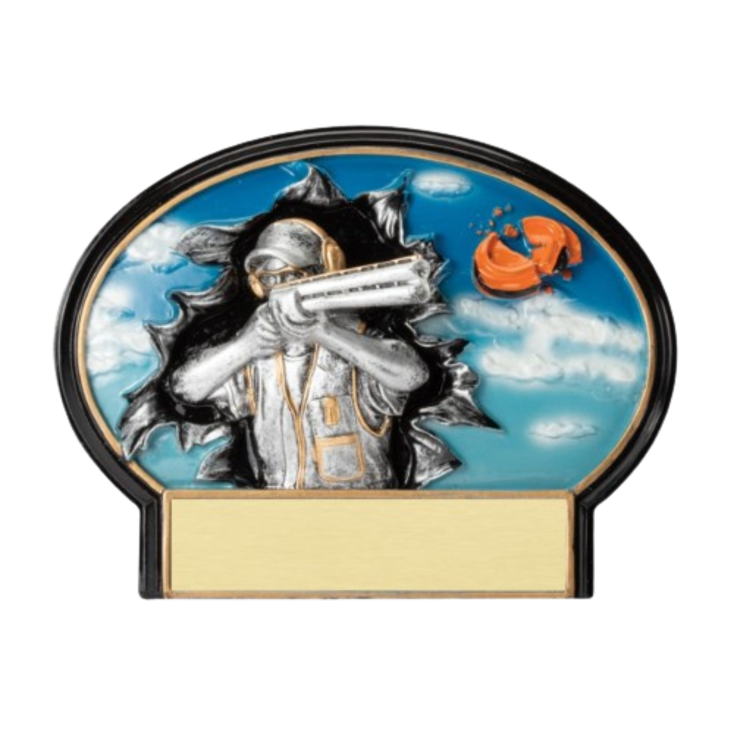 Burst Thru Trap Shooter Award 5.5"