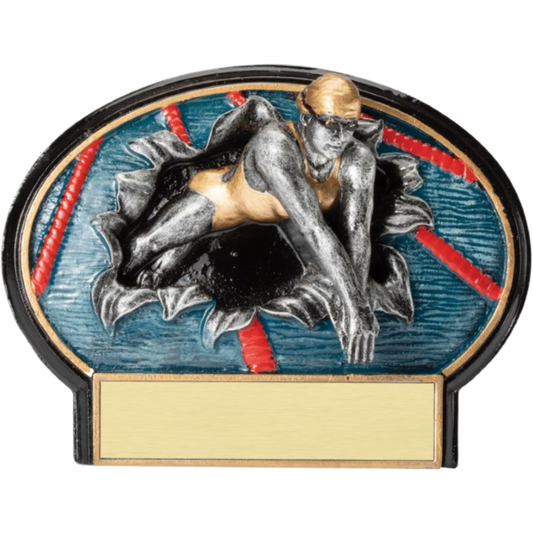 Burst Thru Female Swimming Award 5.5"