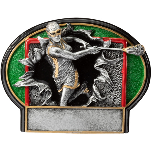 Burst Thru Female Lacrosse Award 5.5"