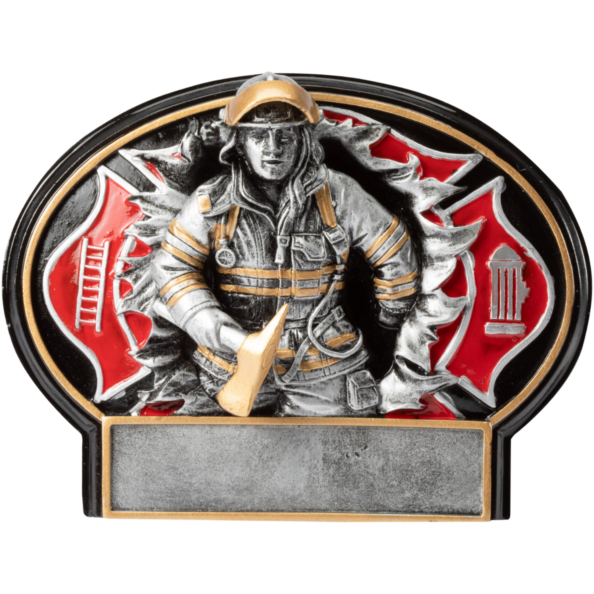 Burst Thru Firefighter Award 5.5"