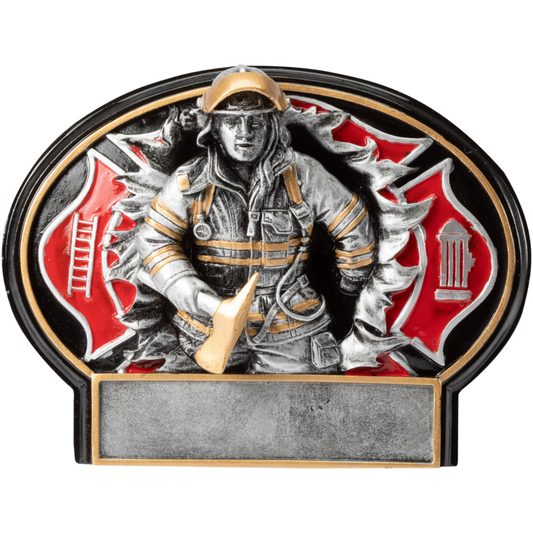 Burst Thru Firefighter Award 5.5"