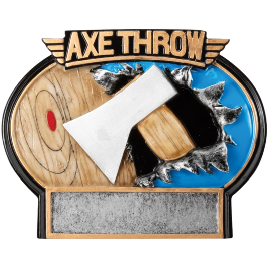 Burst Thru Axe Throw Award 5.5"