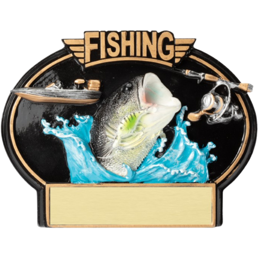 Burst Thru Bass Fishing Award 5.5"