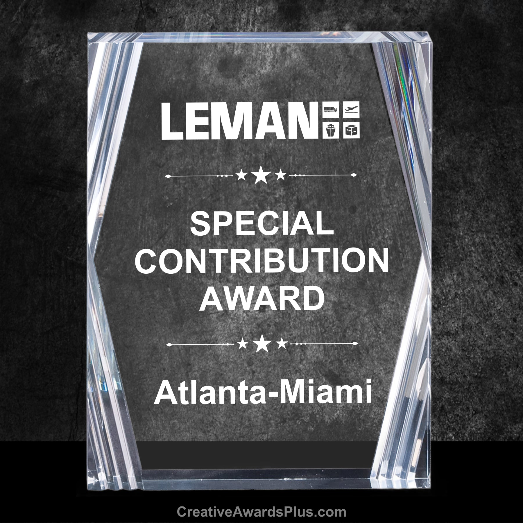 Executive Acrylic Award 8" / Clear