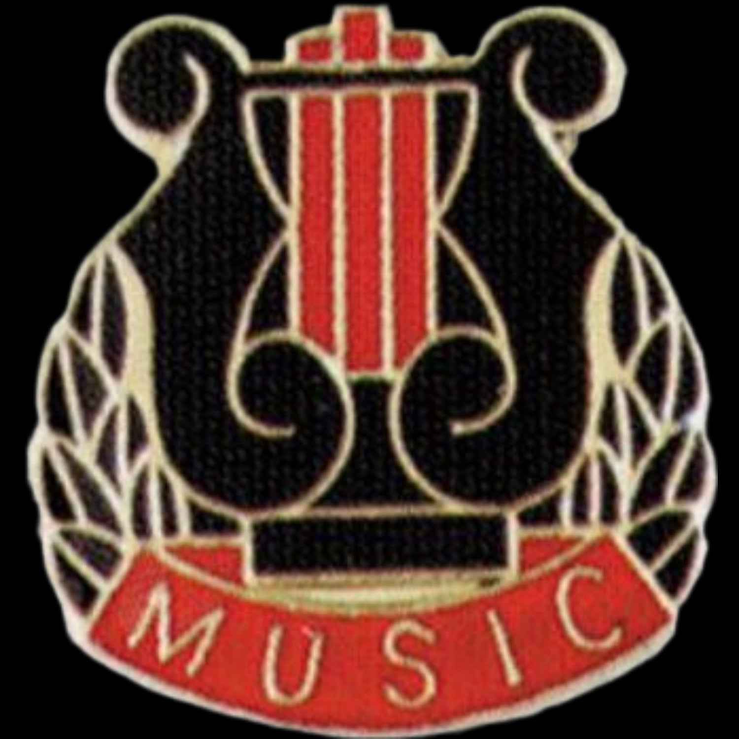 Musicians Music Pin 1"