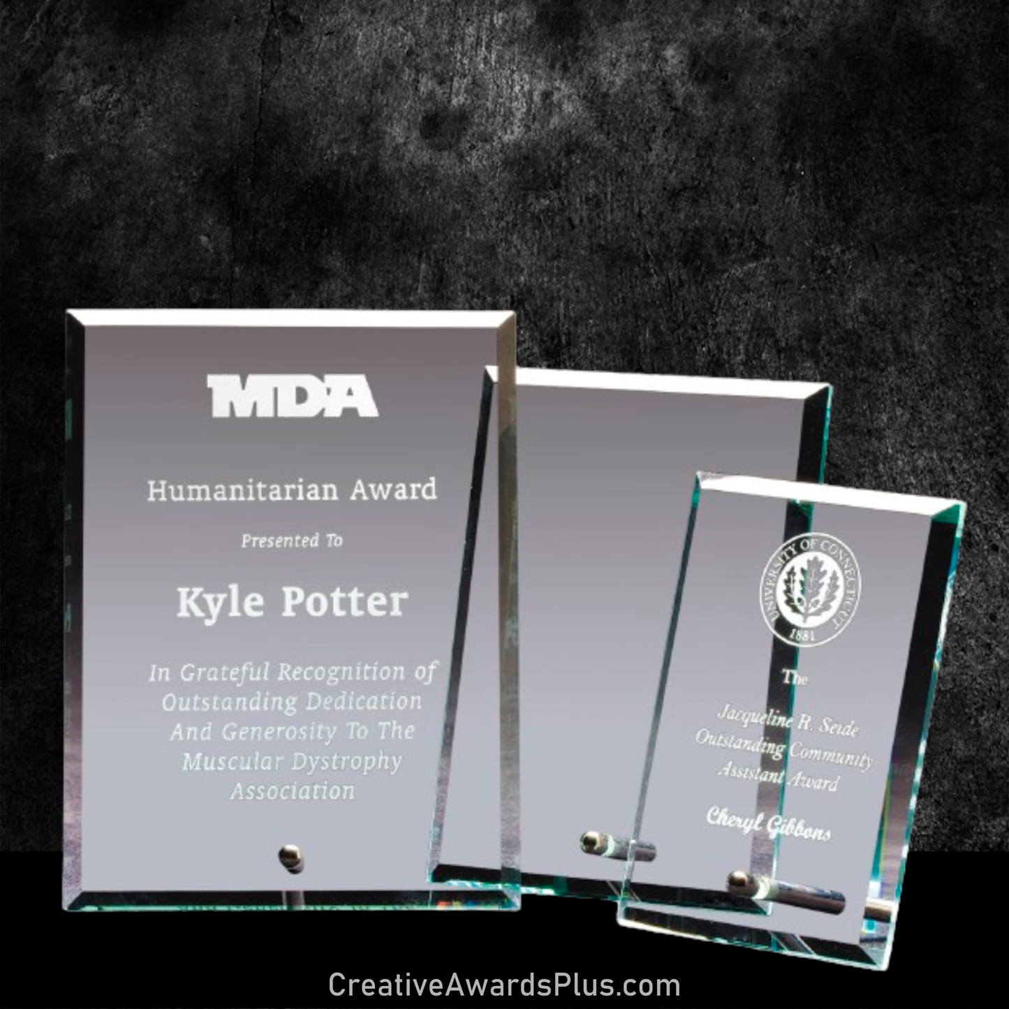 Standing Glass Award 7" / Clear