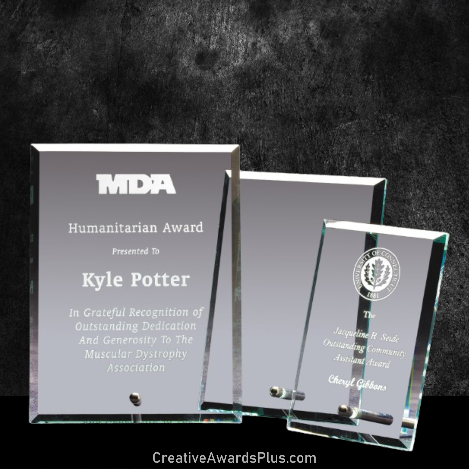 Standing Glass Award 7" / Clear