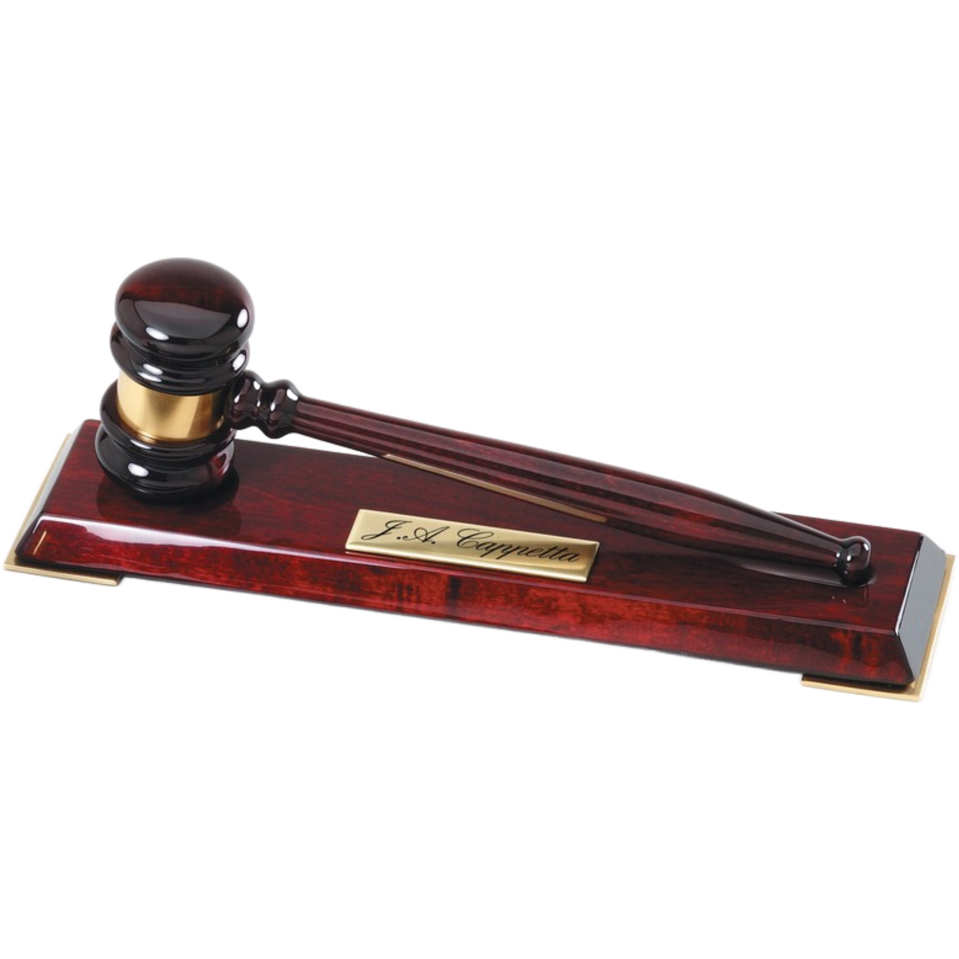 Deluxe Rosewood Gavel Set 10" / Rosewood
