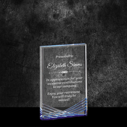 Inspire Acrylic Award 5" / Blue