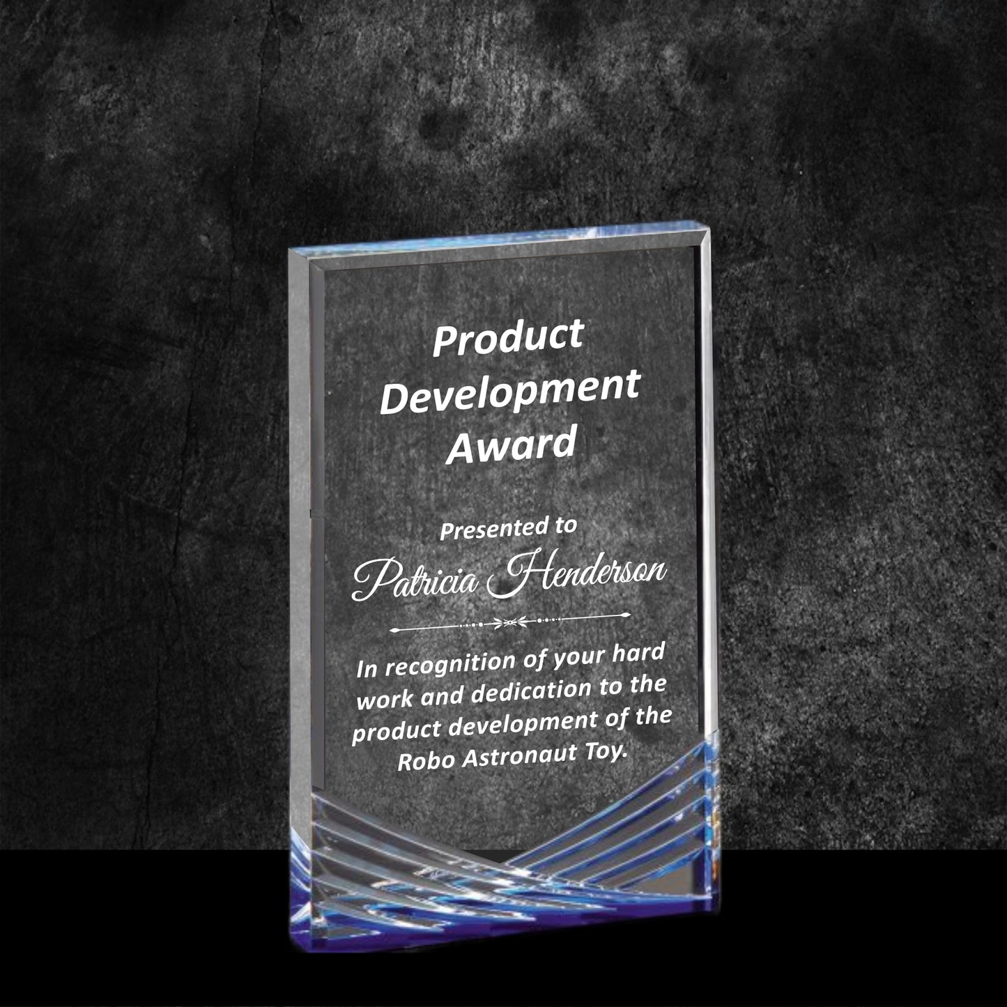 Inspire Acrylic Award 6" / Blue