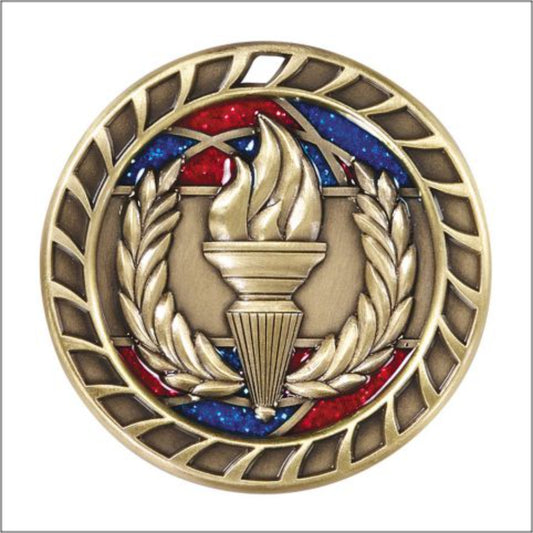 Glitter Victory Medal 2.5" / Gold