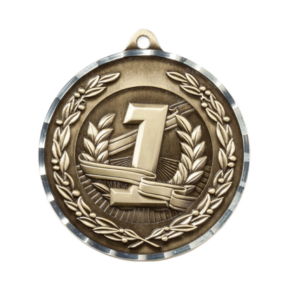 Diamond Cut 1st Place Medal 2" / Gold