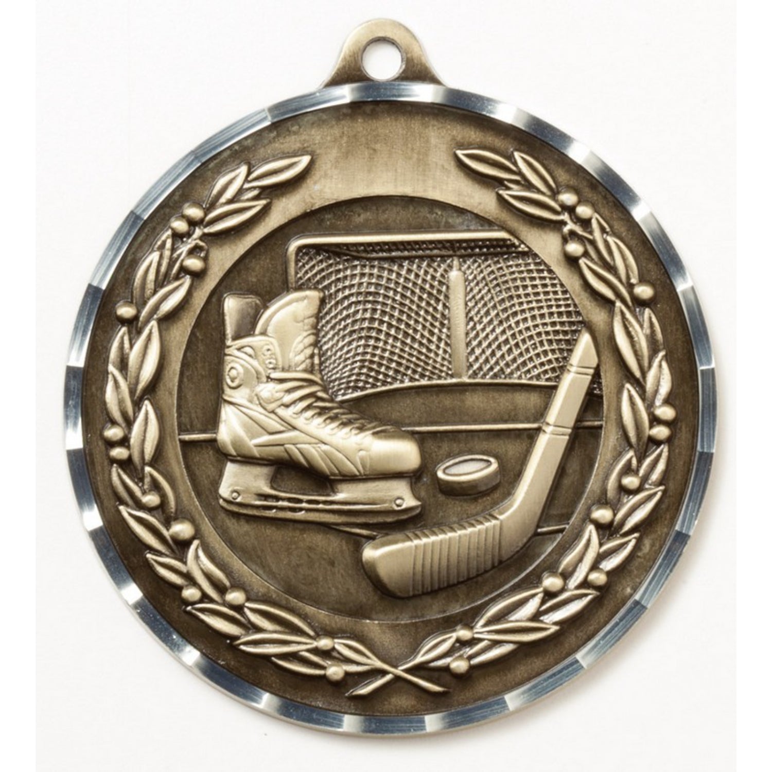 Diamond Cut Hockey Medal 2.75" / Gold