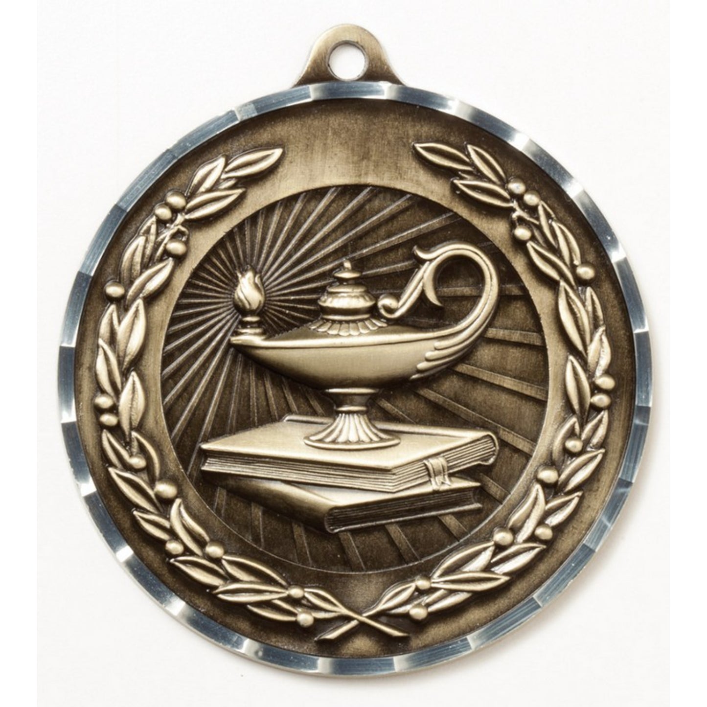 Diamond Cut Academic Medal 2.75" / Gold