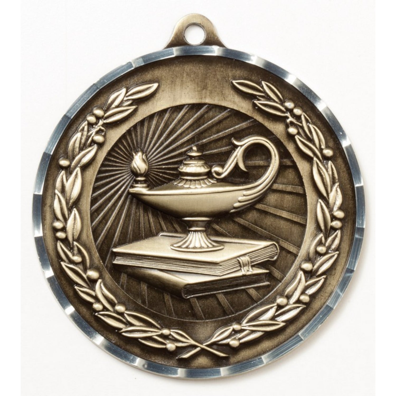 Diamond Cut Academic Medal 2.75" / Gold