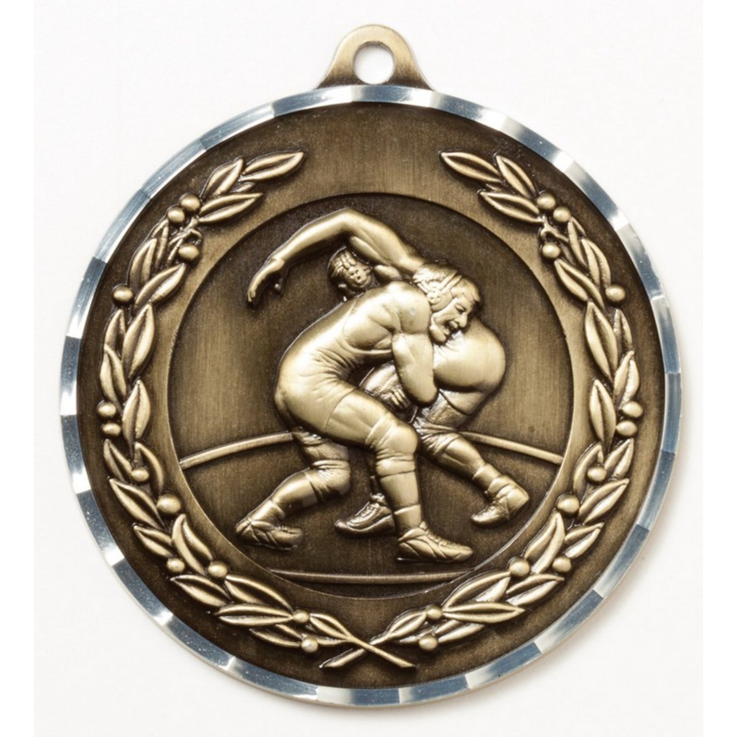 Diamond Cut Wrestling Medal 2.75" / Gold