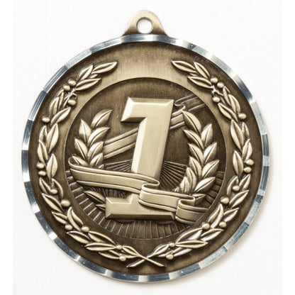 Diamond Cut 1st Place Medal 2.75" / Gold