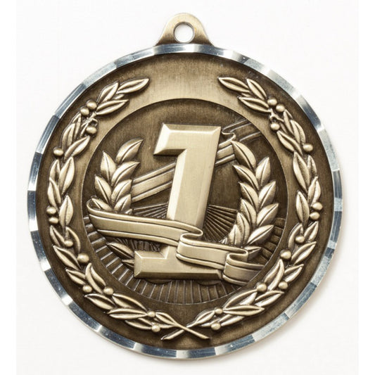 Diamond Cut 1st Place Medal 2.75" / Gold