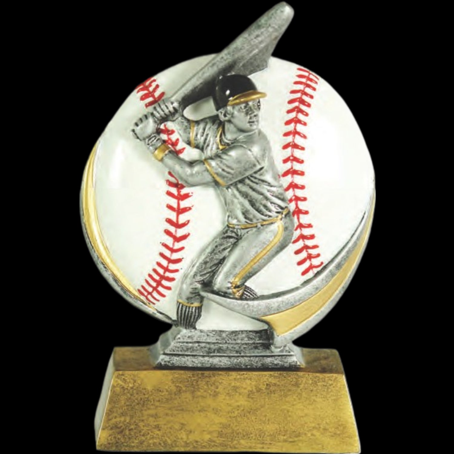 Color 3D Male Baseball Award 5"