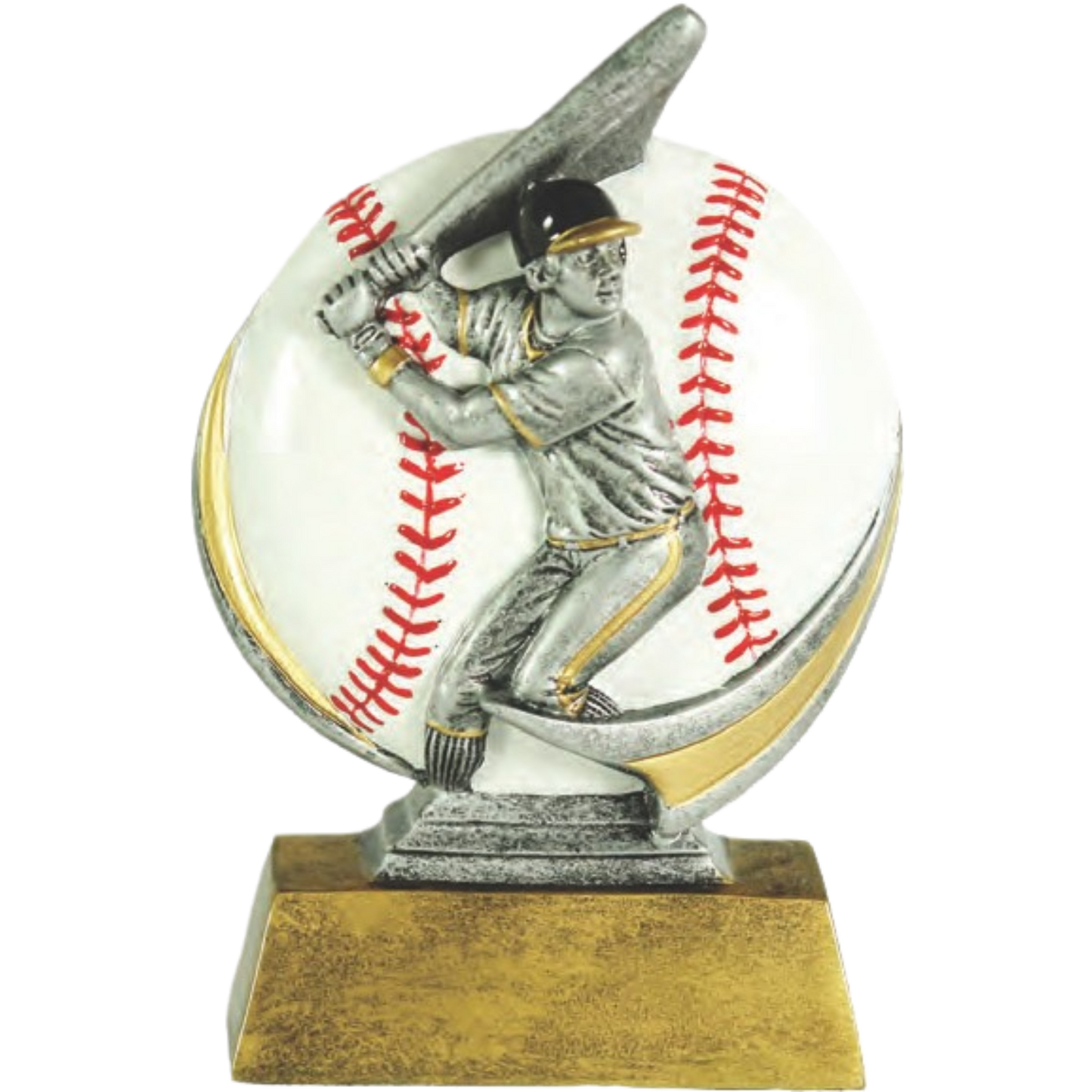 Color 3D Male Baseball Award 5"