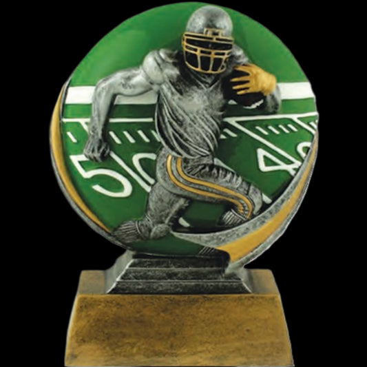 Color 3D Football Award 5"