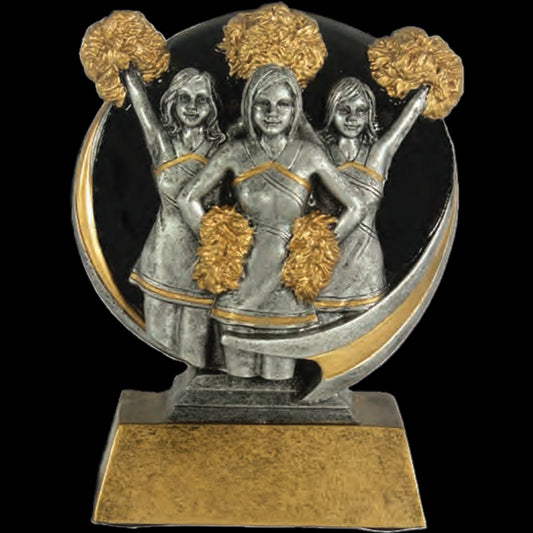 Color 3D Cheerleader Award 5"