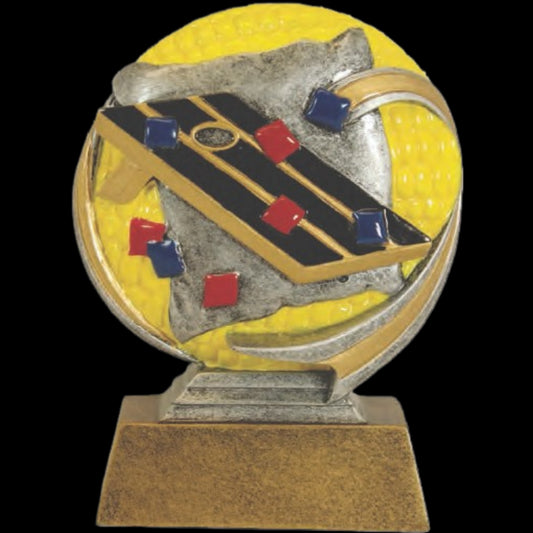 Color 3D Cornhole Award 5"