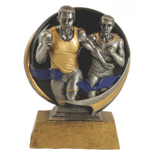 Color 3D Male Track Award 5"