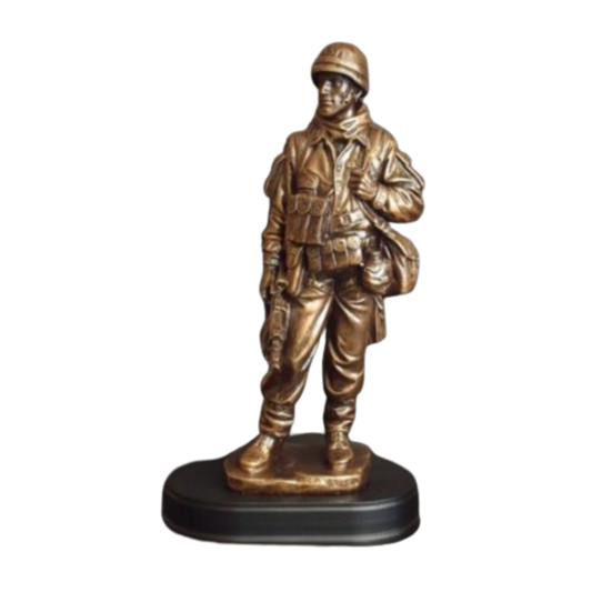 Soldier With Rifle Down 14"
