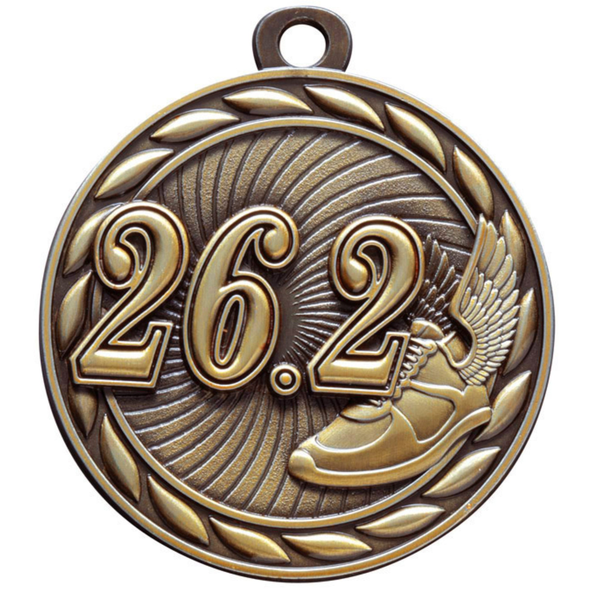 Scholastic Marathon 26.2 Medal 2" / Gold