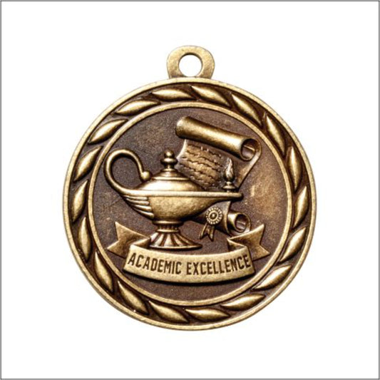 Scholastic Academic Excellence Medal 2" / Gold
