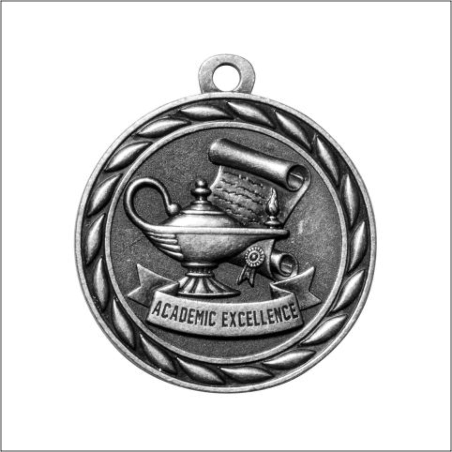 Scholastic Academic Excellence Medal 2" / Silver