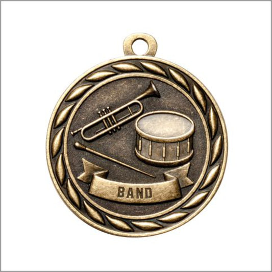 Scholastic Band Medal 2" / Gold