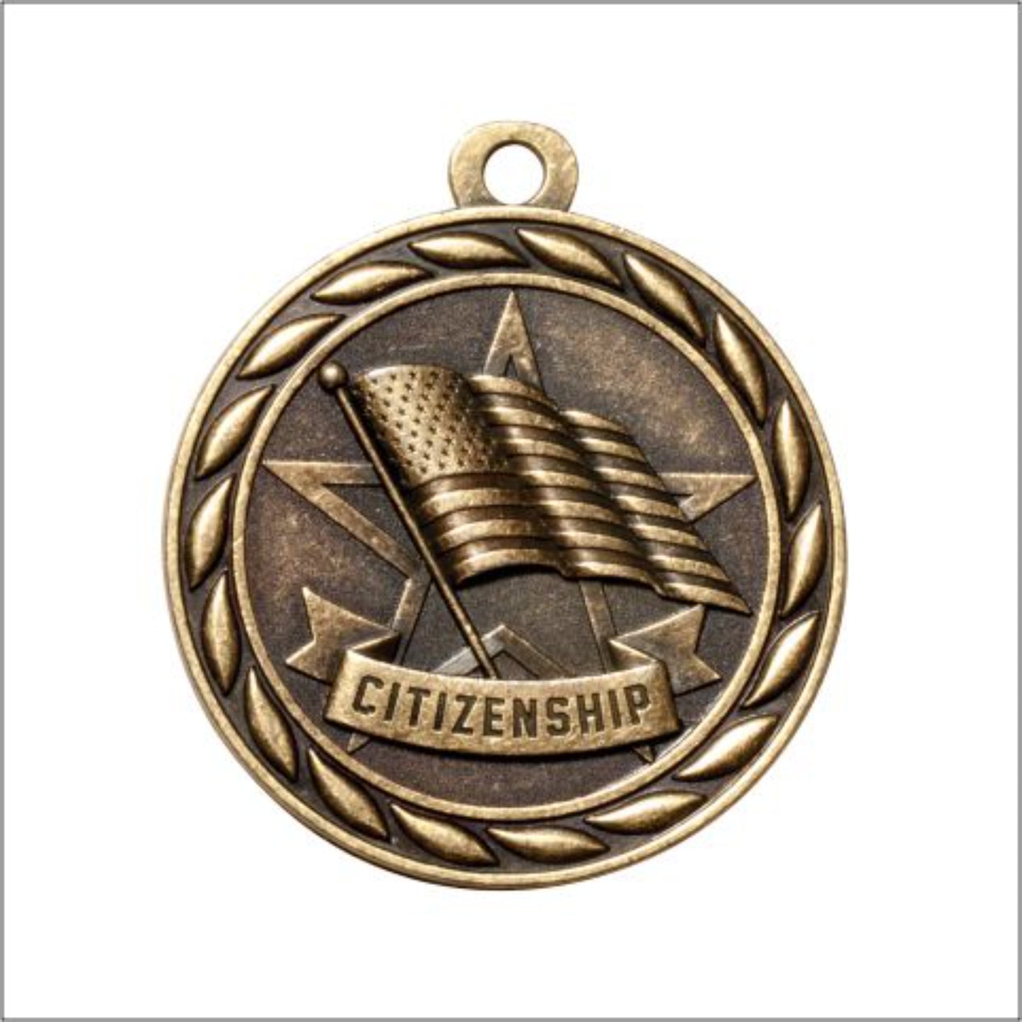 Scholastic Citizenship Medal 2" / Gold