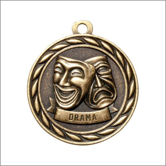 Scholastic Drama Medal 2" / Gold