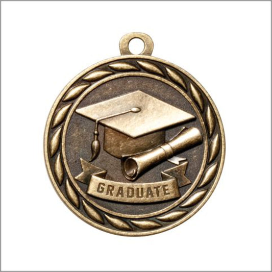 Scholastic Graduate Medal 2" / Gold