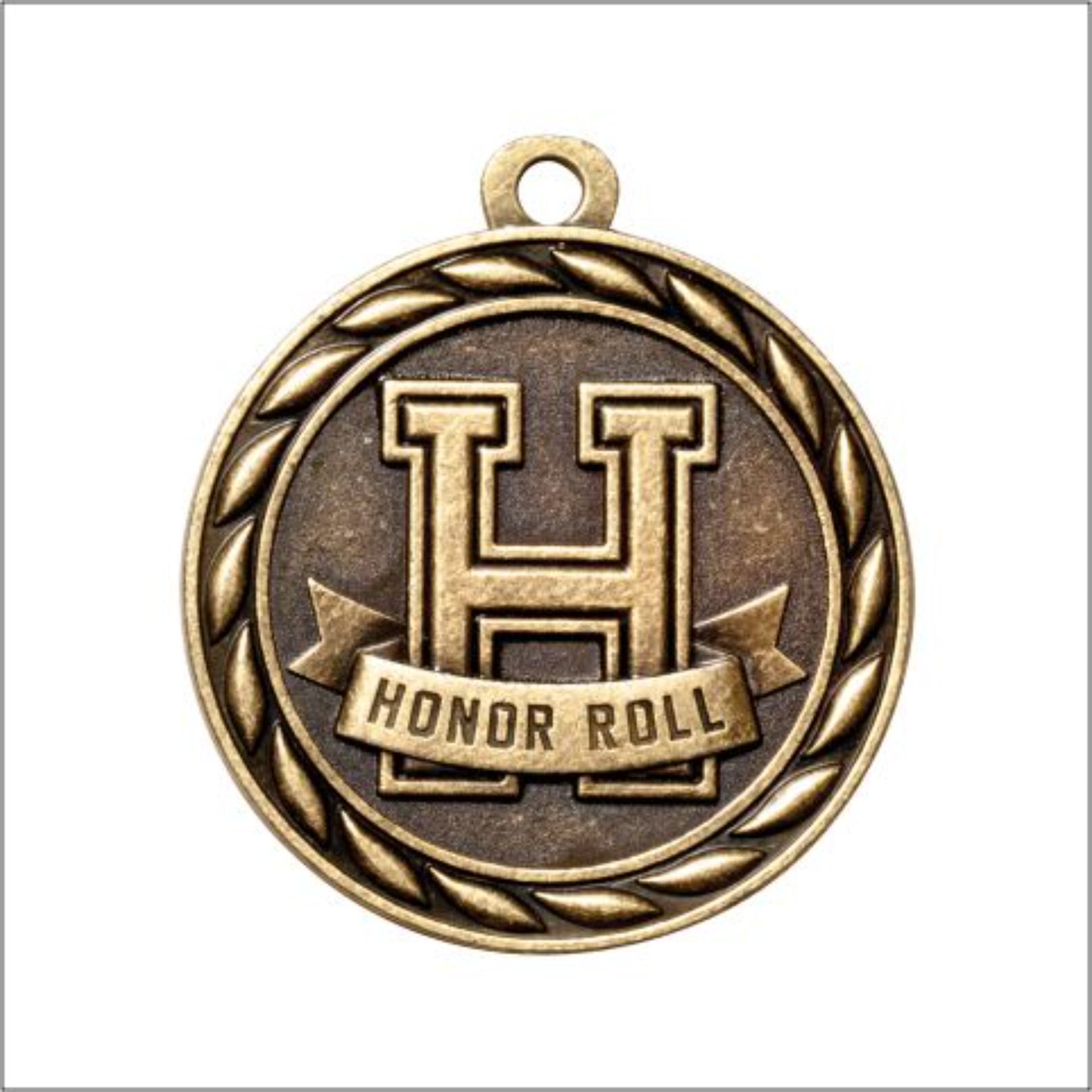 Scholastic Honor Roll Medal 2" / Gold
