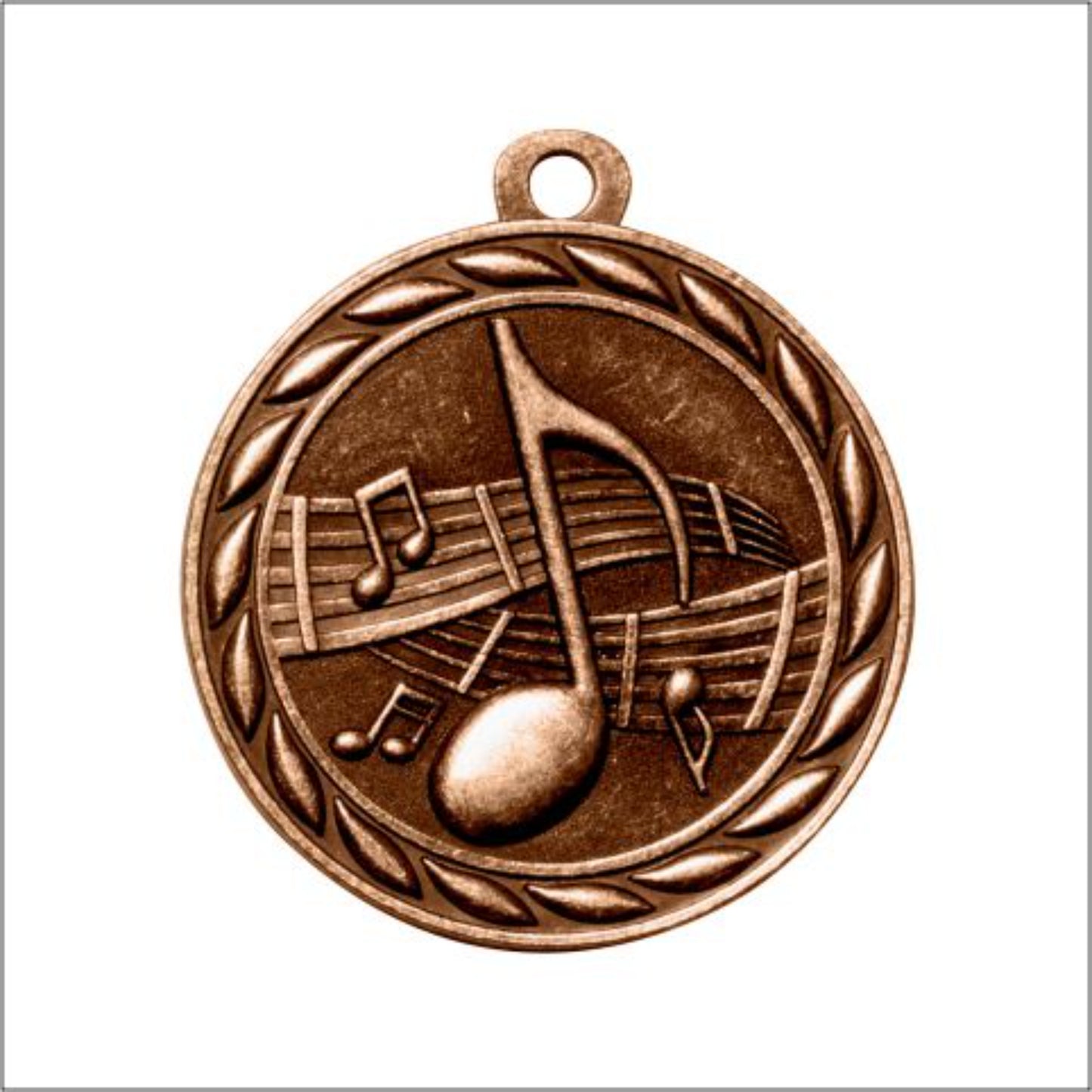Scholastic Music Medal 2" / Bronze (Copper Tone)