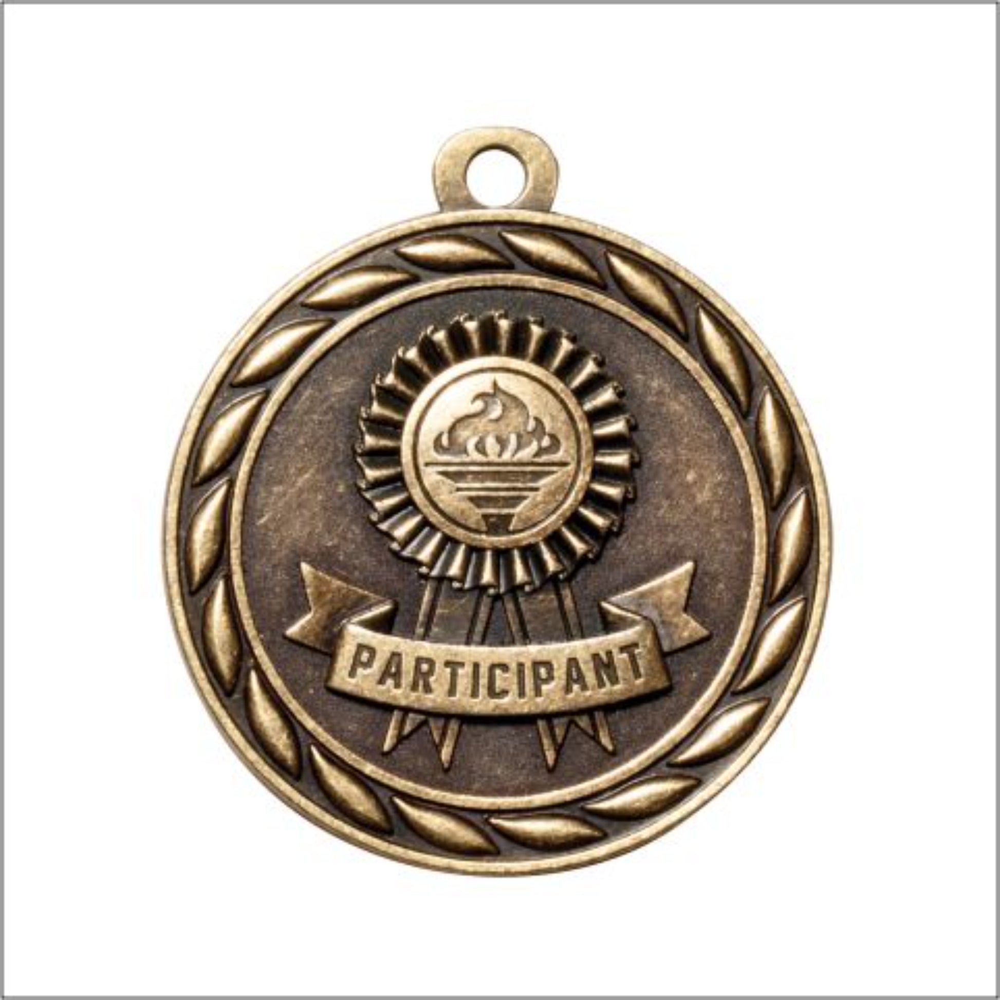 Scholastic Participant Medal 2" / Gold