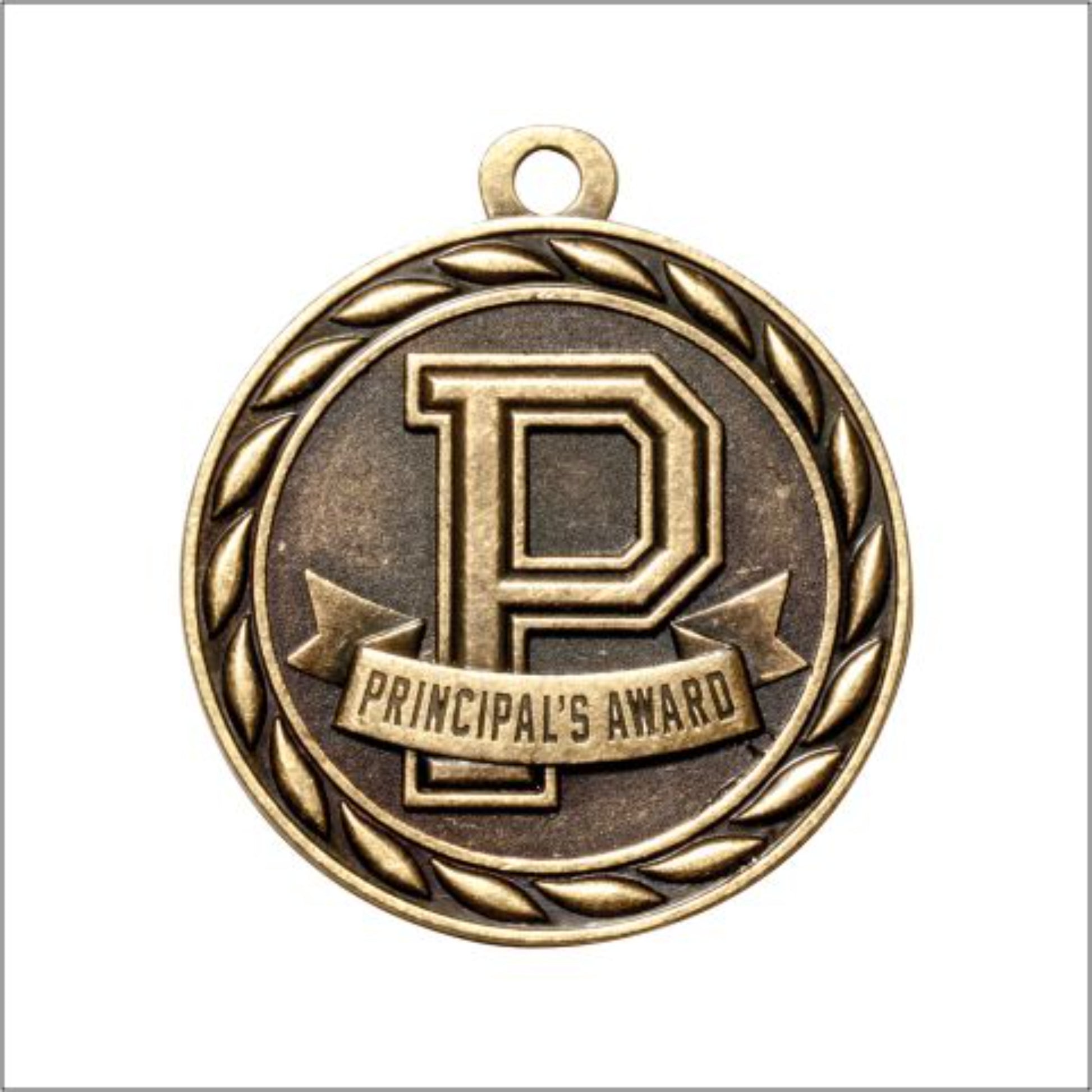 Scholastic Principal Award Medal 2" / Gold