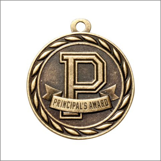 Scholastic Principal Award Medal 2" / Gold