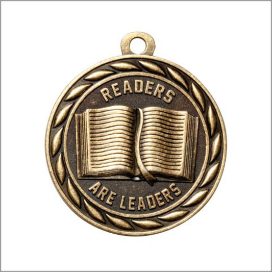Scholastic Readers Are Leaders  Medal 2" / Gold