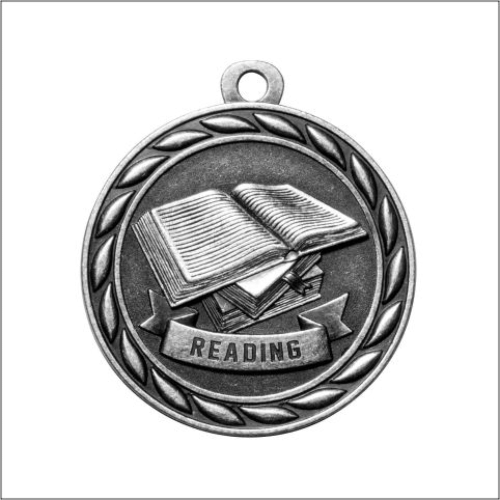 Scholastic Reading Medal 2" / Silver